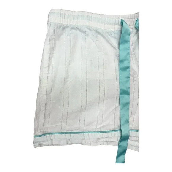 Paris Blues White Pajama Set with Blue Trim-Size Small - Picture 9 of 11